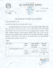 सिलबन्दी दरभाउ पत्र(ठेक्का नं.SQ/GOODS/SRM/02/2076/077 )  स्वीकृतिको आशय सम्बन्धी सूचना l