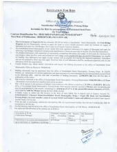 झोलुंगे पुलको सामान Fabrication तथा ढुवानी सम्बन्धि बोलपत्र आवह्वानको सूचना